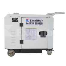 Excalibur Factory Hot selling Electric And Manual Start 5kw Portable Inverter Diesel Generator With Good Price